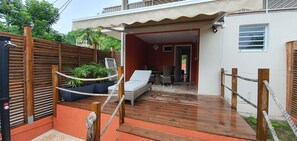 Terrace/patio - T3 with access and view Private Pool, Classified *** (Trois-ilets)