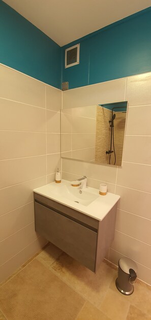 Hair dryer, towels, soap, toilet paper - T3 with access and view Private Pool, Classified *** (Trois-ilets)