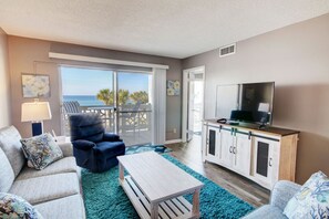 Condo, 2 Bedrooms | Living room | 32-inch TV with digital channels - El Matador Gulf Front (Fort Walton Beach)
