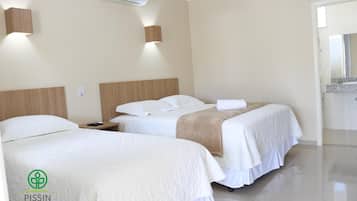 Standard Triple Room | Minibar, desk, iron/ironing board, free WiFi