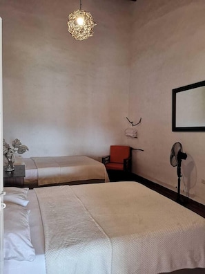 Free WiFi, bed sheets