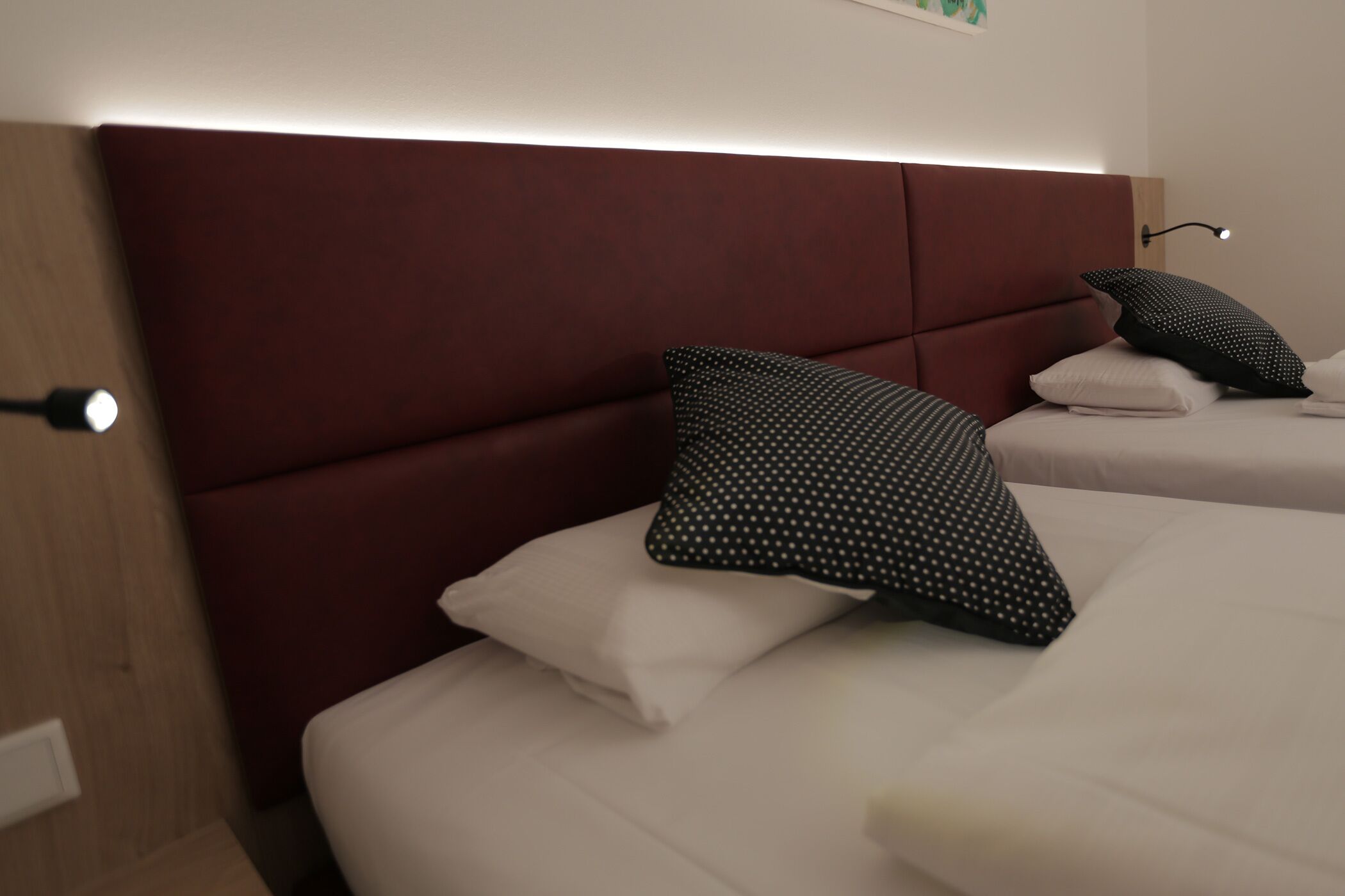 soundproofing, iron/ironing board, free wifi, bed sheets