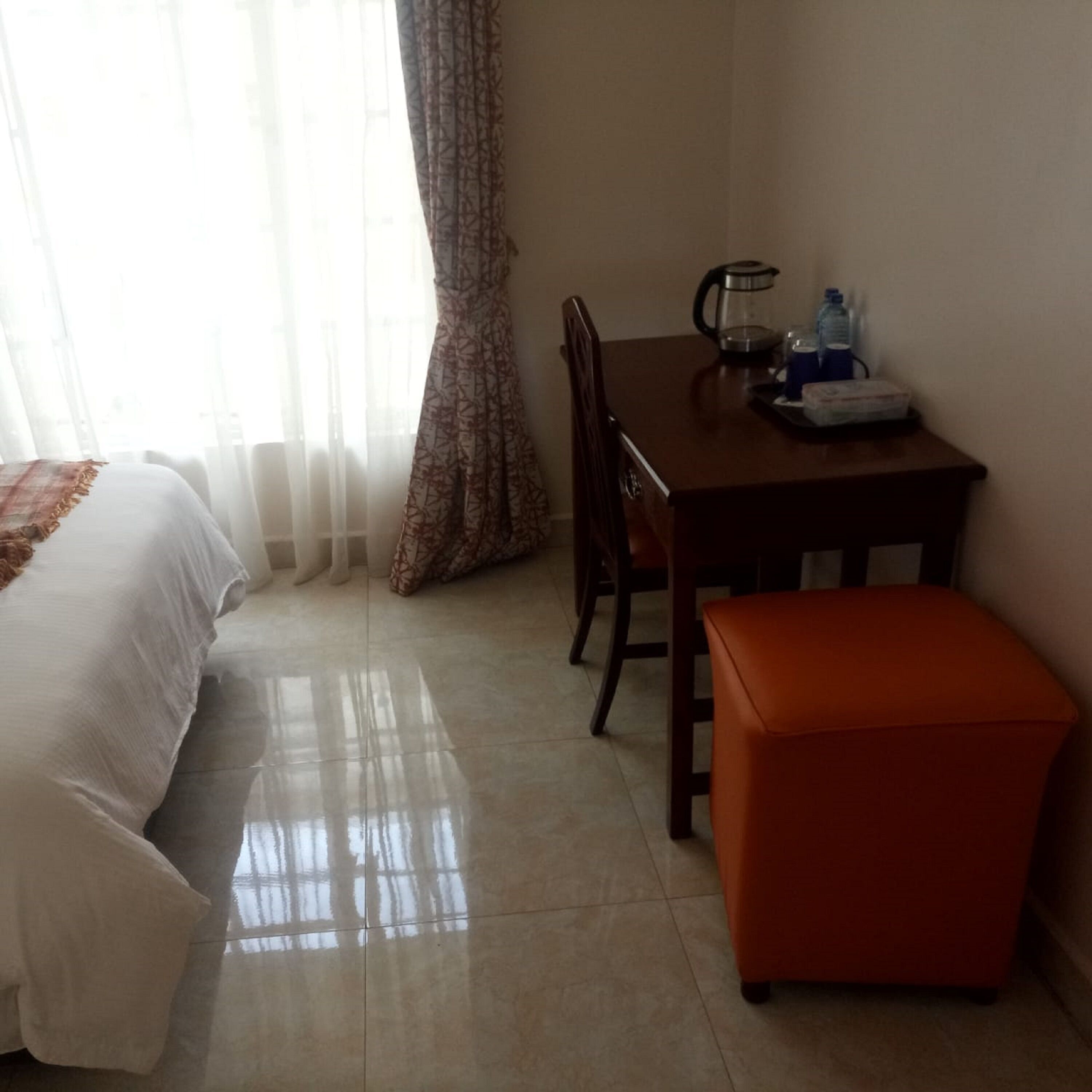 Desk, iron/ironing board, free WiFi, bed sheets
