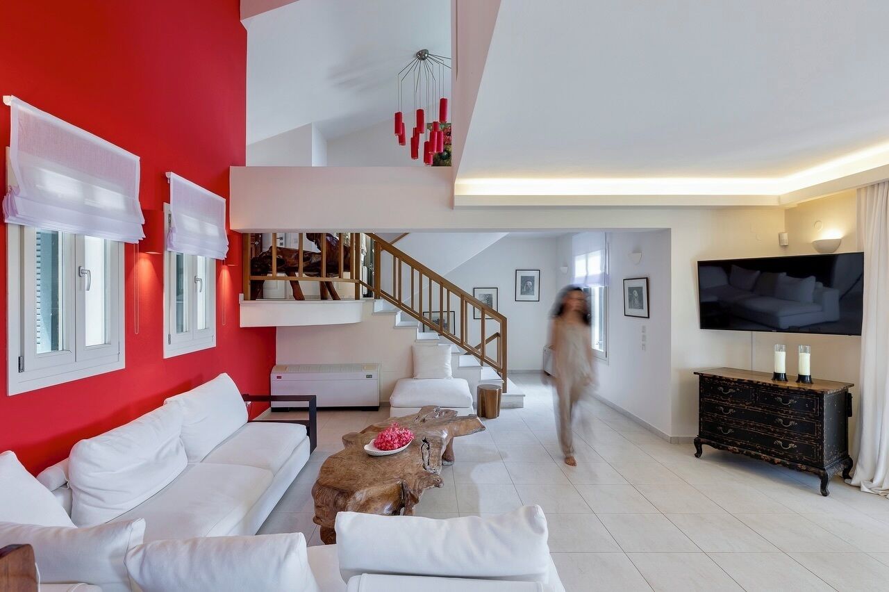 Villa éLégante Avec Vue Sur La Mer Et La Marine De Gouvia Avec 6 Chambres En Suite! - Corfou