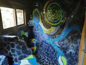 Cabana conforto (Delirio) | Banheiro | Toalhas de banho, sabonete, papel higiênico 