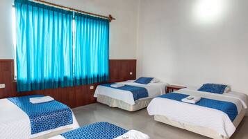 Desk, blackout drapes, iron/ironing board, free WiFi