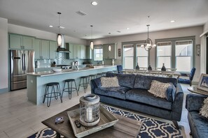 Appartement Duplex, plusieurs lits | Salle de séjour