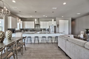 Duplex, Multiple Beds | Private kitchen