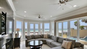 House, Multiple Beds | Living room | Flat-screen TV, fireplace
