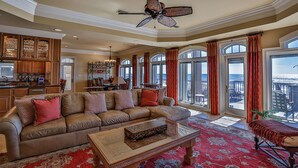 House, 4 Bedrooms | Living room | TV, DVD player - Bella Luna by Five Star Properties (Destin)