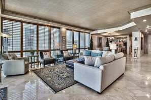 Condo, 3 Bedrooms | Living room | Flat-screen TV