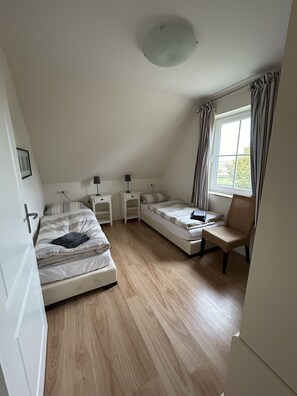 2 bedrooms, iron/ironing board, travel crib, free WiFi