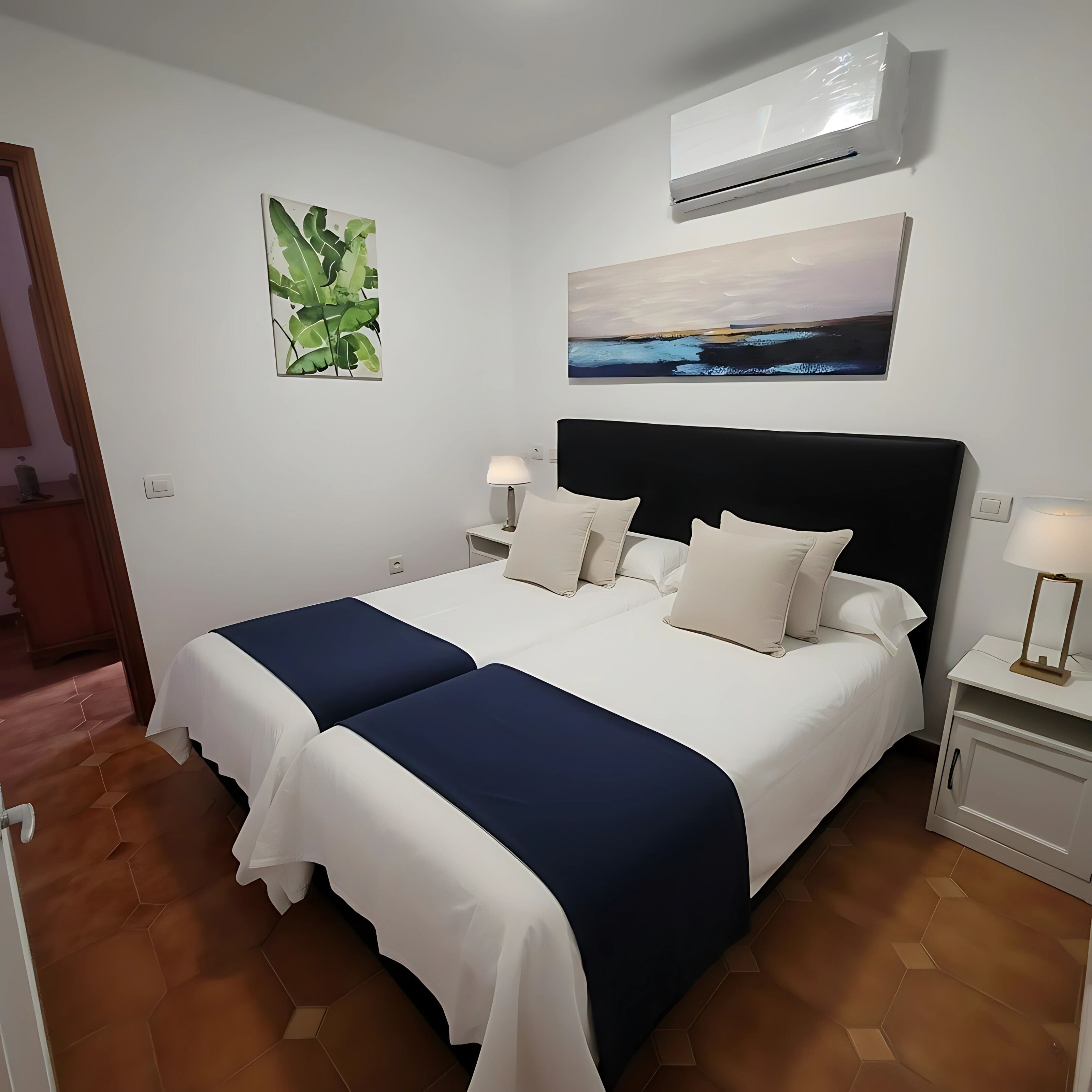 디럭스 아파트, 침실 1개 | 객실 내 금고, 각각 다른 스타일의 인테리어, 각각 다르게 가구 비치, 책상