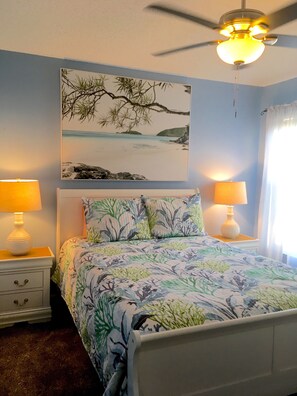 2 bedrooms, iron/ironing board, free WiFi, bed sheets