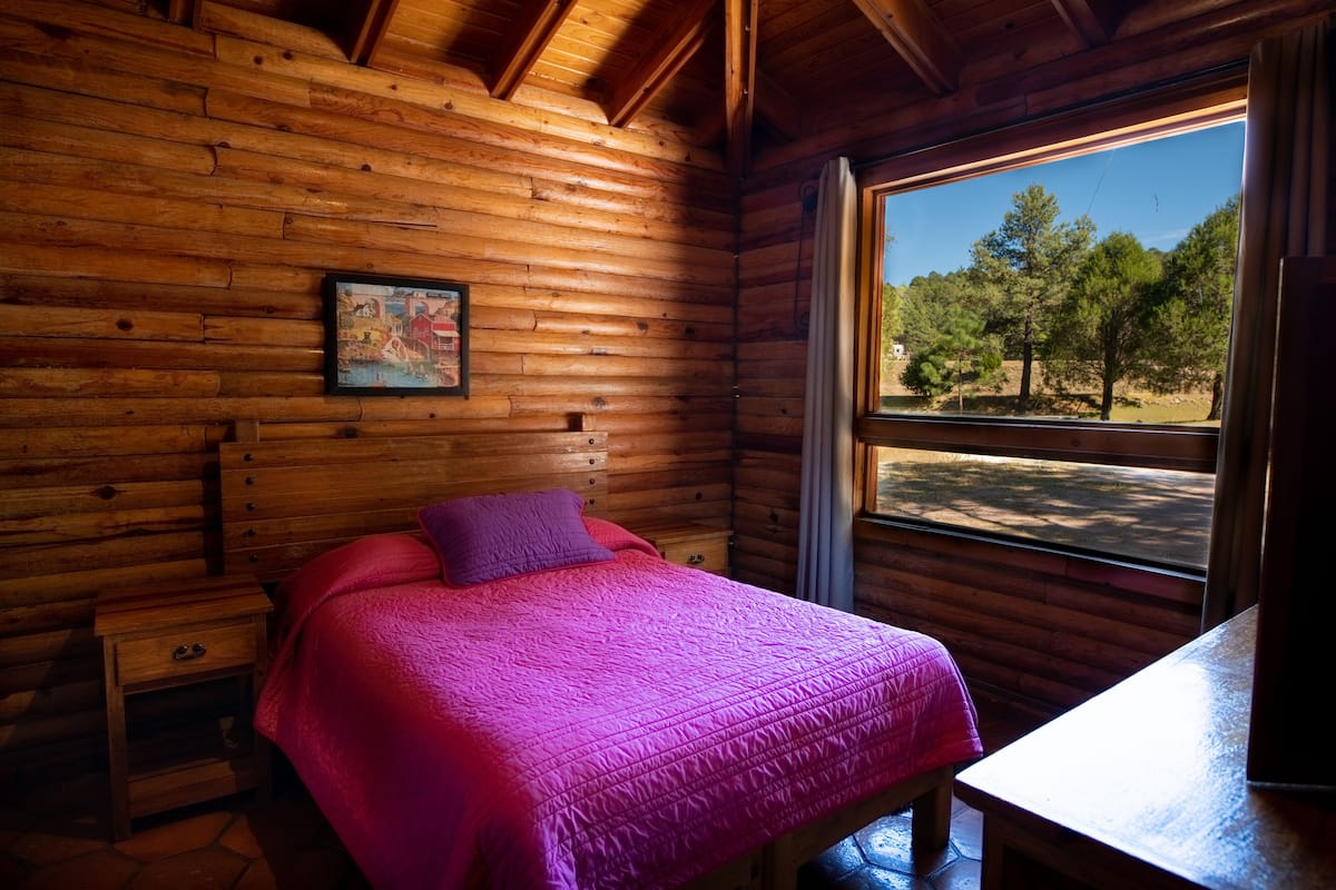 junior cabin | 1 bedroom, premium bedding, down duvets, pillow-top beds