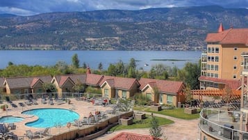 Indoor pool, outdoor pool