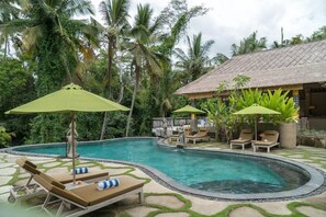 Pool - Best Rice Field View Villa at Ubud 1BR (Ubud,)
