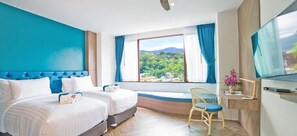 Deluxe-Dreibettzimmer | Ausblick vom Zimmer