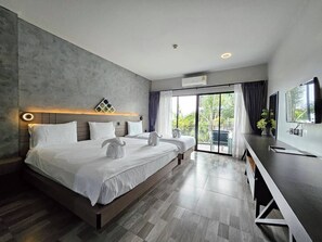 Family Room | Hypo-allergenic bedding, in-room safe, laptop workspace - Little Loft Hotel (Wichit)