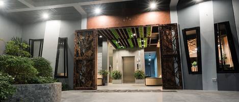 Entrada al alojamiento