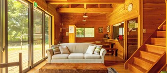 A calm house in the woods