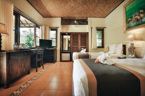 1 bedroom, in-room safe, WiFi, bed sheets - Double Bungalow 5minute to Ubud Center (Ubud,)