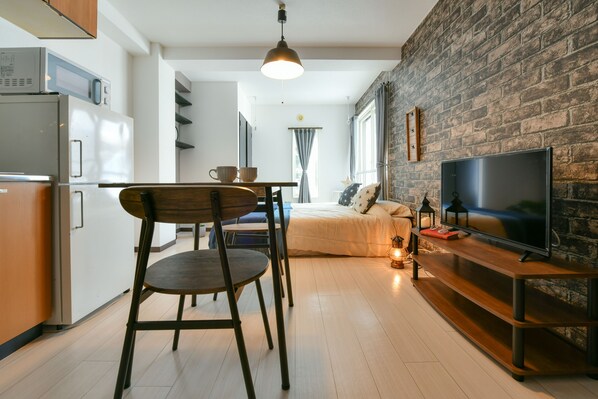 Apartamento básico | 1 quarto, Wi-Fi de cortesia, roupa de cama