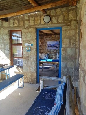 Interior entrance