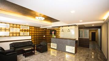 Sala de estar en el lobby
