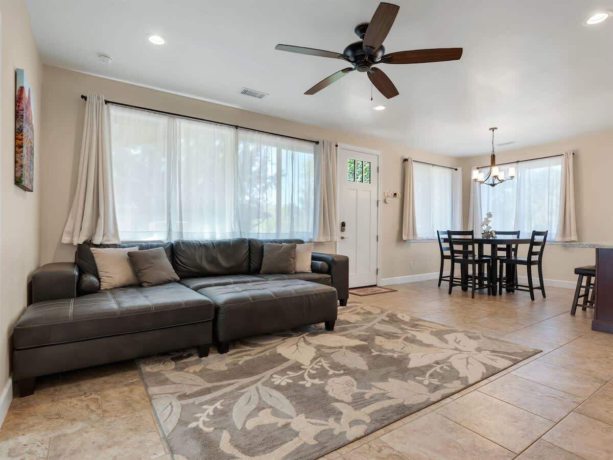 TV, video-game console, offices