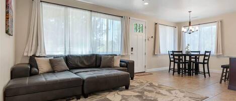 TV, video-game console, offices