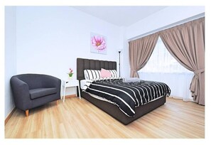 Căn hộ, 2 phòng ngủ | 2 phòng ngủ, két bảo mật tại phòng, bàn ủi/dụng cụ ủi quần áo 