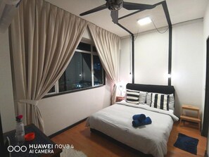 Apartment, 2 Bedrooms, Balcony | 2 bedrooms, in-room safe, iron/ironing board, free WiFi - 38 Bidara Service Apartment (Kuala Lumpur)