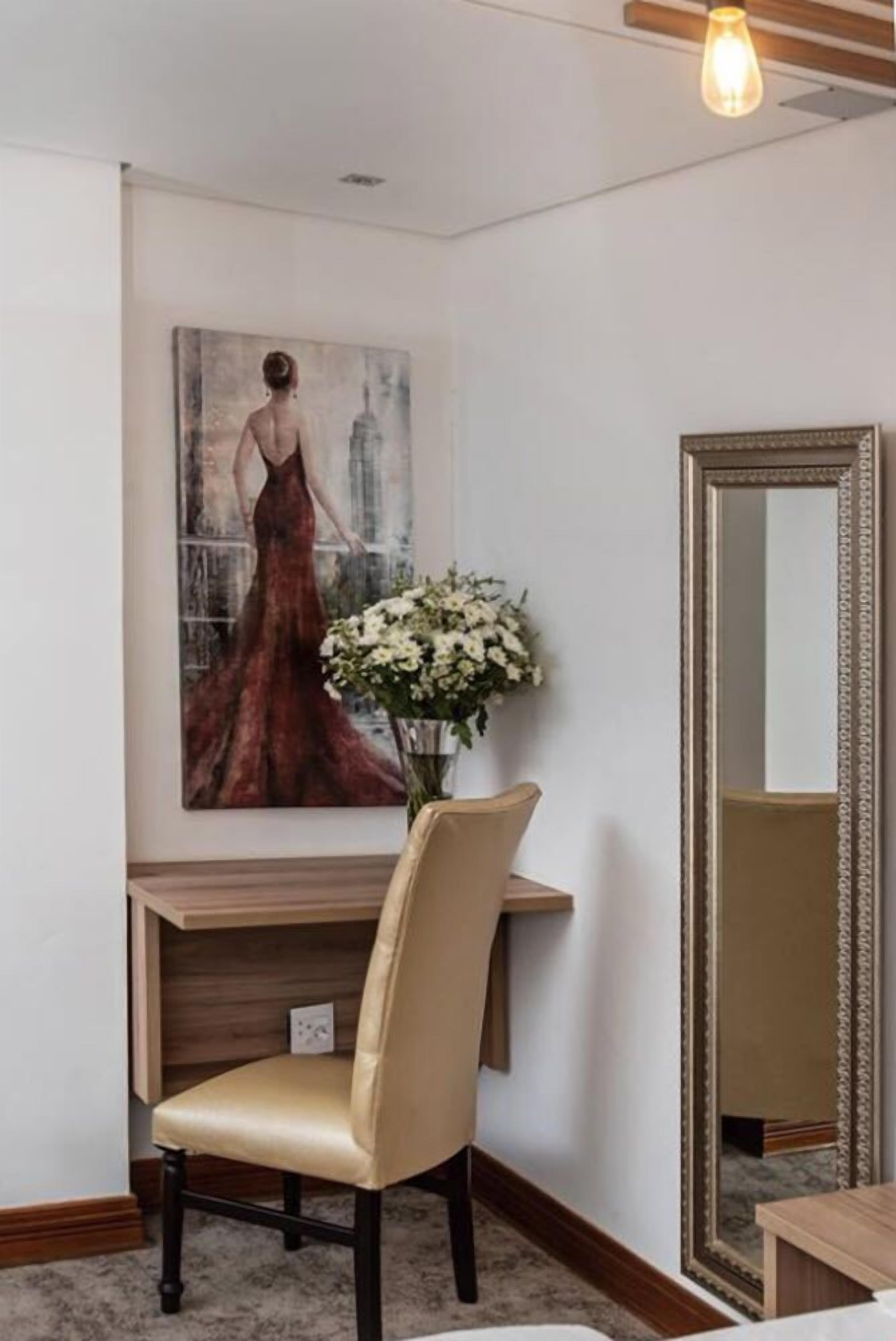 presidential double room | in-room safe, blackout curtains, soundproofing, iron/ironing board