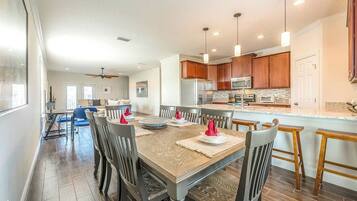 Villa (4 Bedrooms) | Private kitchen | Full-size fridge, oven, stovetop, dishwasher