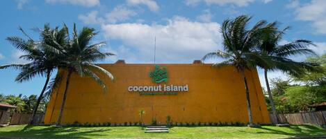 Majoituspaikan julkisivu