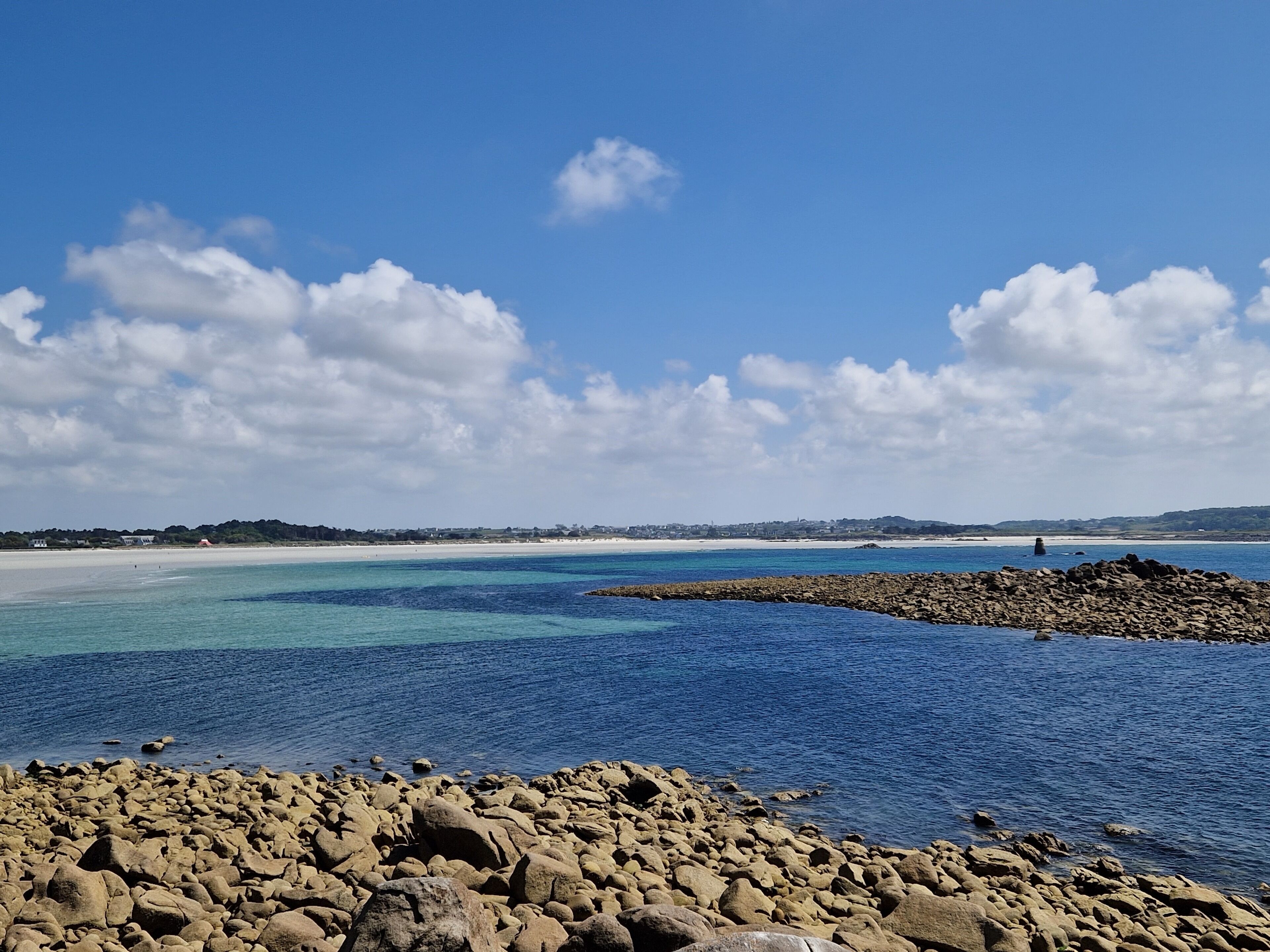 Vlak bij het strand, wit zand
