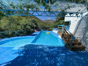 Outdoor pool, open 9:00 AM to 9:00 PM, pool umbrellas, pool loungers - Oleander's Garden (Ierapetra)
