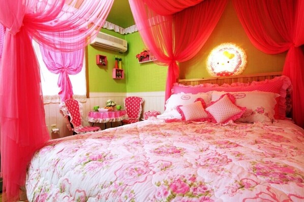 Room (Daisy) | Free WiFi, bed sheets - Red post box pension (Chuncheon)
