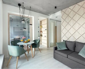 Departamento de diseñador | 1 habitación, sábanas italianas Frette y ropa de cama de alta calidad 