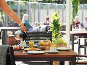 Frokostbuffé er inkludert hver dag