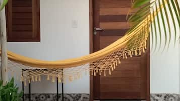 Deluxe kamer, 1 queensize bed | Terras