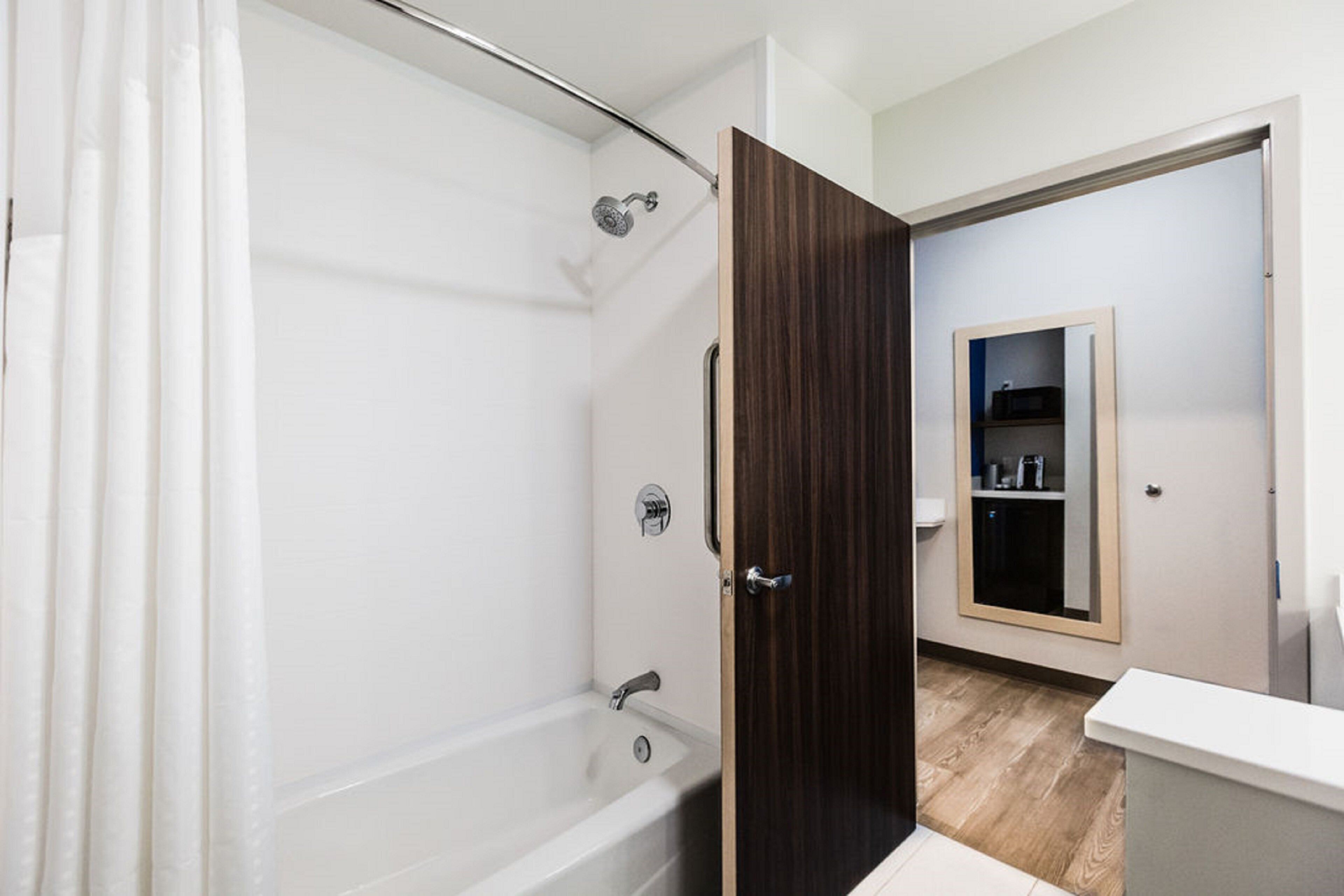 free toiletries, hair dryer, soap, shampoo