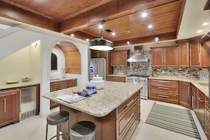 House, Multiple Beds | Private kitchen