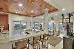 House, Multiple Beds | Private kitchen | Microwave