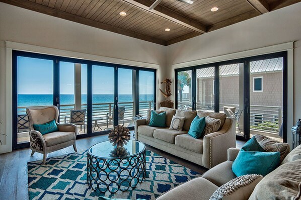 House, Multiple Beds | Living room | Flat-screen TV - The Pelagic Blue by Five Star Properties (Santa Rosa Beach)