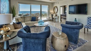 Condo, 3 Bedrooms | Living room - Sterling Shores 501 by Bliss Beach Rentals (Destin)