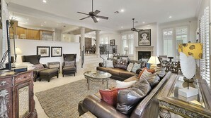 House, 5 Bedrooms | Living room - Villa Playa by Five Star Properties (Destin)