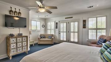 4 bedrooms, individually decorated, individually furnished, bed sheets