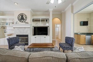 House, 3 Bedrooms | Living room | TV, fireplace - Sunce OF Destiny by Bliss Beach Rentals (Destin)